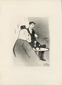 Ducarre bij de Ambassadeurs, uit Le Café-Concert door Henri de Toulouse Lautrec