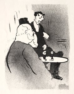 Ducarre aux ambassadeurs door Henri de Toulouse Lautrec