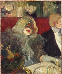 In een privé-kabinet of De dode rat door Henri de Toulouse Lautrec