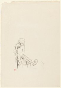 Eros Geweend door Henri de Toulouse Lautrec