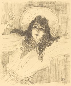 Eva Lavallière door Henri de Toulouse Lautrec