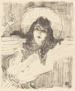 Eva Lavallière door Henri de Toulouse Lautrec