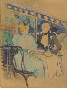 Modieuze mensen bij Les Ambassadeurs Aux Ambassadeurs: Gens Chic, 1893