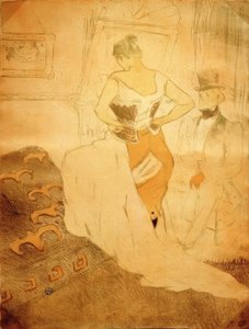 Vrouw in Korset, Verovering van de Passage door Henri de Toulouse Lautrec