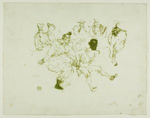 Footit en chocolade door Henri de Toulouse Lautrec