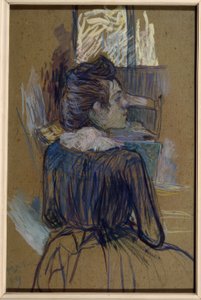 Vrouw bij het Raam door Henri de Toulouse Lautrec