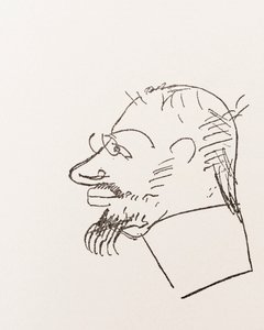 Henri Toulouse-Lautrec. Zelfportret. door Henri de Toulouse Lautrec