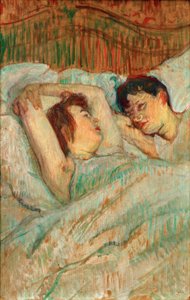 In bed