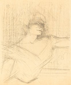 In "La glu" door Henri de Toulouse Lautrec