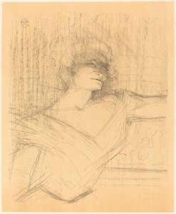 In "La glu" door Henri de Toulouse Lautrec