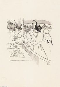 In de schaatsende professionele schoonheid, 1895