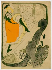 Jane Avril door Henri de Toulouse Lautrec