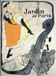 Jane Avril door Henri de Toulouse Lautrec
