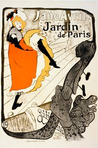 Jane Avril in de Jardin de Paris, 1893