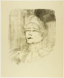 Jeanne Granier, uit Treize Lithographies door Henri de Toulouse Lautrec