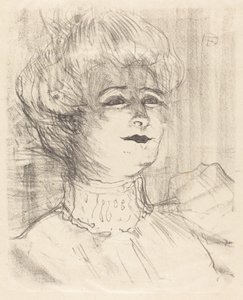 Jeanne Hading door Henri de Toulouse Lautrec