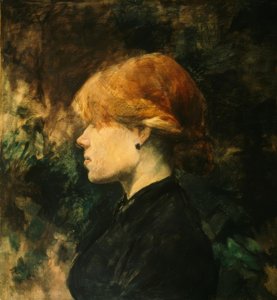 Jonge Vrouw met Rood Haar (De Roodharige) door Henri de Toulouse Lautrec