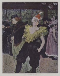 De Clownes Cha-U-Kao in de Moulin Rouge door Henri de Toulouse Lautrec
