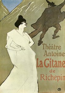 La Gitane, 1899-1900 door Henri de Toulouse Lautrec
