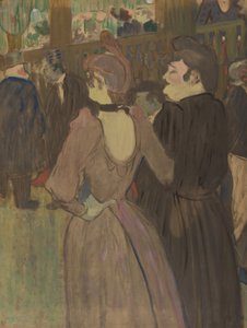 La Goulue en Haar Zus door Henri de Toulouse Lautrec