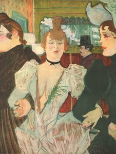 La Goulue in de Moulin Rouge door Henri de Toulouse Lautrec