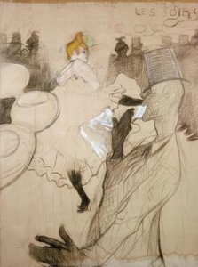 La Goulue en Valentin le Désossé door Henri de Toulouse Lautrec