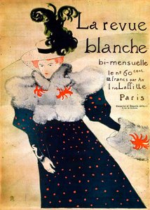 La Revue Blanche, 19e eeuw door Henri de Toulouse Lautrec