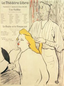 Het kapsel door Henri de Toulouse Lautrec