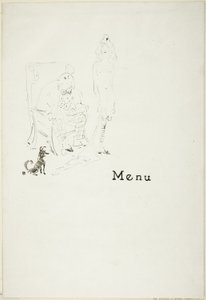 Het naakte meisje: Menu
