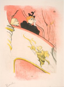 La loge au mascaron doré door Henri de Toulouse Lautrec