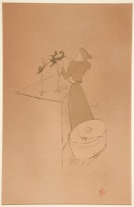 De Modiste, Renée Vert door Henri de Toulouse Lautrec