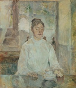 De moeder van de kunstenaar, gravin Adèle de Toulouse-Lautrec