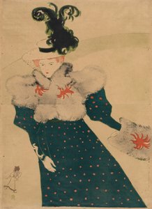 La revue blanche door Henri de Toulouse Lautrec