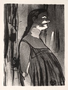 Le Café-concert: Mme. Abdala door Henri de Toulouse Lautrec