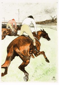 Le Jockey door Henri de Toulouse Lautrec