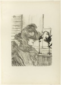Le Margoin (Mademoiselle Louise Blouet) door Henri de Toulouse Lautrec