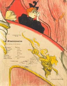 De missionaris door Henri de Toulouse Lautrec