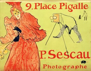 De fotograaf Sescau door Henri de Toulouse Lautrec