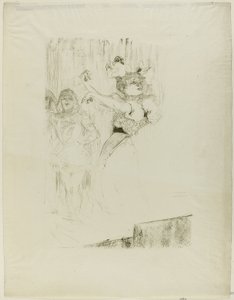 Lender danst de bolero in Chilpéric door Henri de Toulouse Lautrec