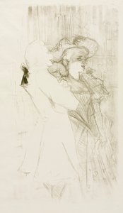 Lender en Auguez in Het lied van het fortuin, 1895 door Henri de Toulouse Lautrec