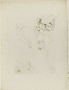 Lender in Chilpéric, Vooraanzicht door Henri de Toulouse Lautrec