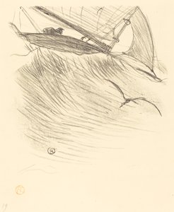 De zeezwaluwen door Henri de Toulouse Lautrec
