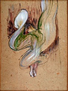 Loie Fuller bij de Folies-Bergère door Henri de Toulouse Lautrec