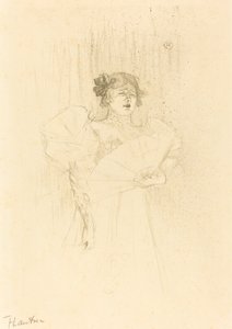 Luce Myres van voren, 1895 door Henri de Toulouse Lautrec