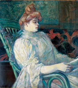 Madame Marthe X. in Bordeaux door Henri de Toulouse Lautrec