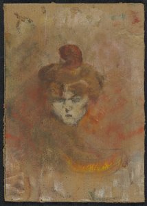 Madame Misia Natanson door Henri de Toulouse Lautrec