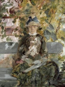 Madame la comtesse Adèle de Toulouse-Lautrec door Henri de Toulouse Lautrec