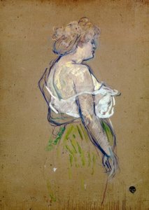 Juffrouw Lucie Bellanger door Henri de Toulouse Lautrec