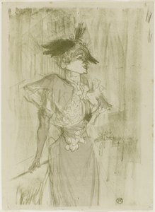 Mademoiselle Marcelle Lender, staand