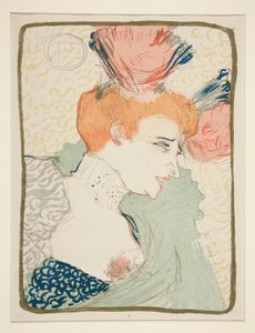 Portretbuste van juffrouw Marcelle Lender door Henri de Toulouse Lautrec